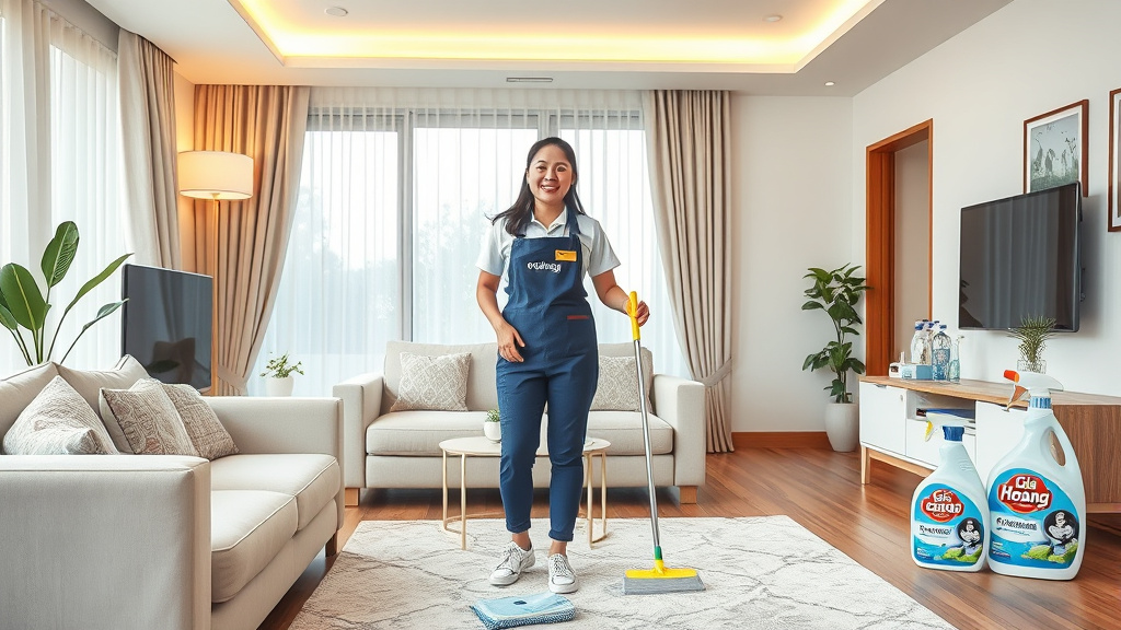 Dịch vụ tạp vụ theo giờ tại Gia Hoàng - Giải pháp linh hoạt cho gia đình
